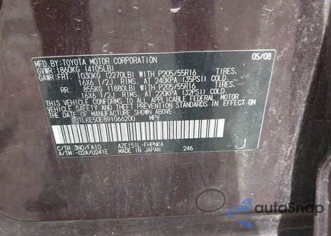 2009 Scion Xb z USA, uszkodzony, nr VIN JTLKE50E891066200